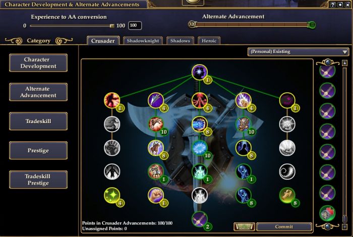 Working the Alternate Advancement Window #EQ2&nbsp;#EverQuest2