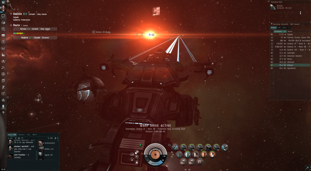 A Tengu with 6 Launcher&nbsp;Hardpoints